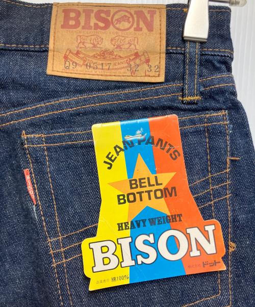 BISON（バイソン）BISON (バイソン) デニムパンツ インディゴ サイズ:SIZE 81cm (W32)の古着・服飾アイテム