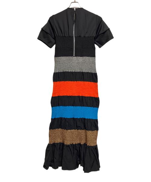 UN3D.（アンスリード）UN3D. (アンスリード) 半袖ワンピース ブラック サイズ:SIZE 38の古着・服飾アイテム