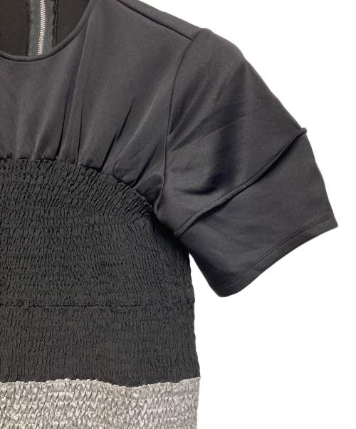 UN3D.（アンスリード）UN3D. (アンスリード) 半袖ワンピース ブラック サイズ:SIZE 38の古着・服飾アイテム