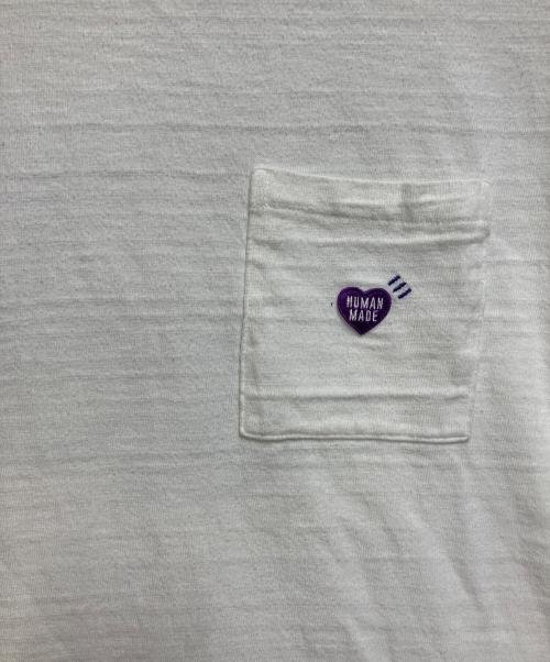 HUMAN MADE（ヒューマンメイド）HUMAN MADE (ヒューマンメイド) 半袖カットソー ホワイト サイズ:SIZE Mの古着・服飾アイテム