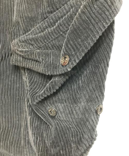 STONE ISLAND（ストーンアイランド）STONE ISLAND (ストーンアイランド) コーデュロカーゴイパンツ ブラック サイズ:SIZE 71cm(W28)の古着・服飾アイテム