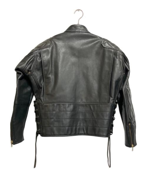 KADOYA（カドヤ）KADOYA (カドヤ) ライダースジャケット ブラック サイズ:ＳＩＺＥ　Lの古着・服飾アイテム