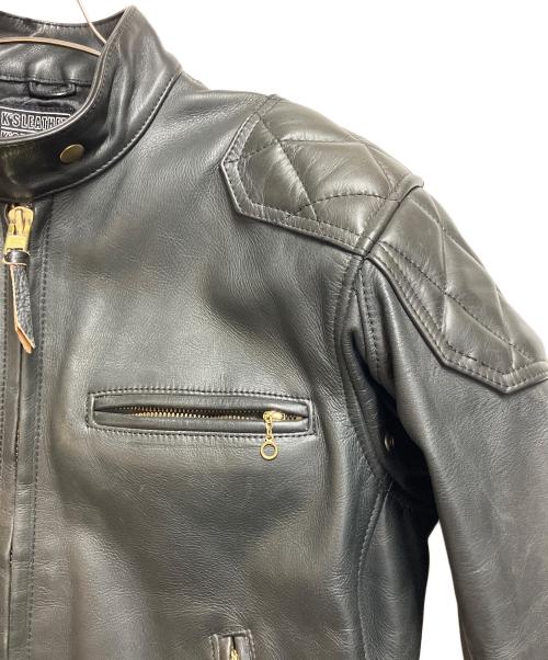 KADOYA（カドヤ）KADOYA (カドヤ) ライダースジャケット ブラック サイズ:ＳＩＺＥ　Lの古着・服飾アイテム