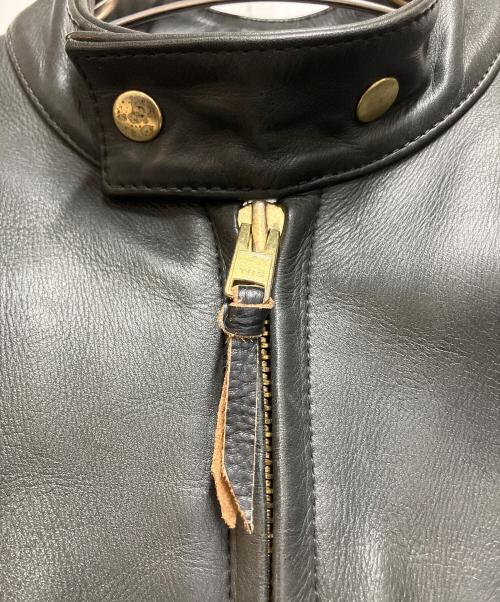KADOYA（カドヤ）KADOYA (カドヤ) ライダースジャケット ブラック サイズ:ＳＩＺＥ　Lの古着・服飾アイテム