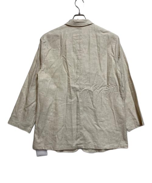 MARMARMAR（マーマーマー）MARMARMAR (マーマーマー) リネンジャケット アイボリー サイズ:SIZE Lの古着・服飾アイテム