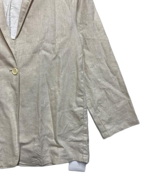 MARMARMAR（マーマーマー）MARMARMAR (マーマーマー) リネンジャケット アイボリー サイズ:SIZE Lの古着・服飾アイテム