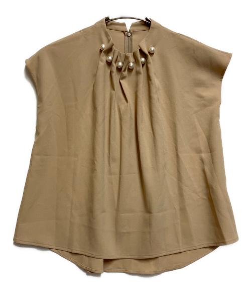 URBAN RESEARCH ROSSO（アーバンリサーチロッソ）URBAN RESEARCH ROSSO (アーバンリサーチロッソ) ノースリーブブラウス ベージュ サイズ:SIZE Freeの古着・服飾アイテム