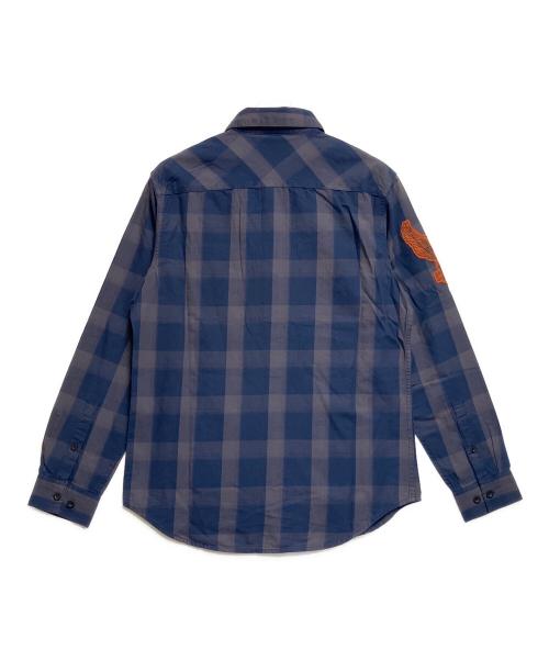 HARLEY-DAVIDSON（ハーレーダビッドソン）HARLEY-DAVIDSON (ハーレーダビッドソン) 長袖シャツ ネイビー サイズ:SIZE M 未使用品の古着・服飾アイテム