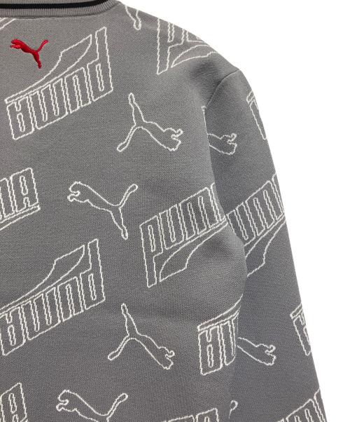 PUMA（プーマ）PUMA (プーマ) 薄手ニット ライトグレー サイズ:SIZE XL 未使用品の古着・服飾アイテム