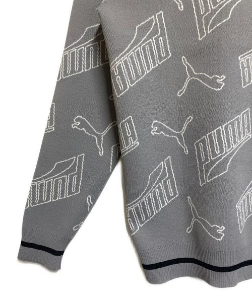 PUMA（プーマ）PUMA (プーマ) 薄手ニット ライトグレー サイズ:SIZE XL 未使用品の古着・服飾アイテム