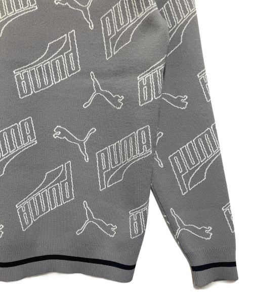 PUMA（プーマ）PUMA (プーマ) 薄手ニット ライトグレー サイズ:SIZE XL 未使用品の古着・服飾アイテム