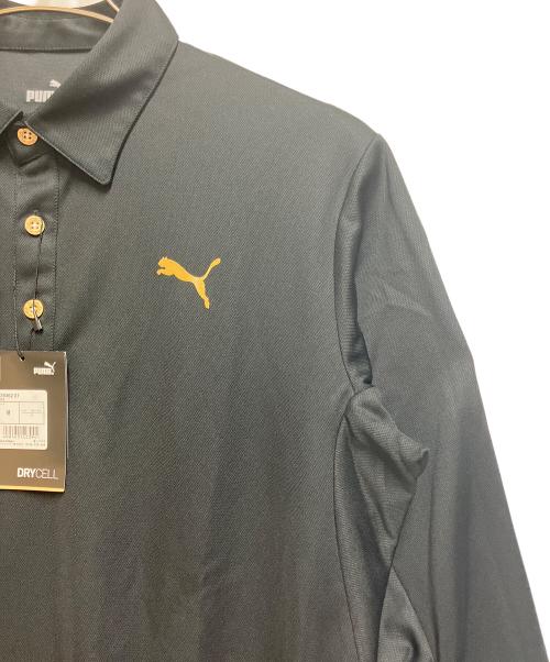 PUMA（プーマ）PUMA (プーマ) ポロシャツ ブラック サイズ:M 未使用品の古着・服飾アイテム