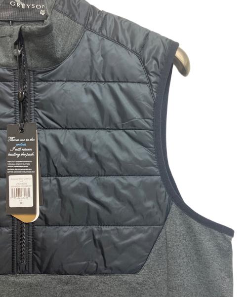 GREYSON（グレイソン）GREYSON (グレイソン) ベスト ブラック×グレー サイズ:SIZE M 未使用品の古着・服飾アイテム