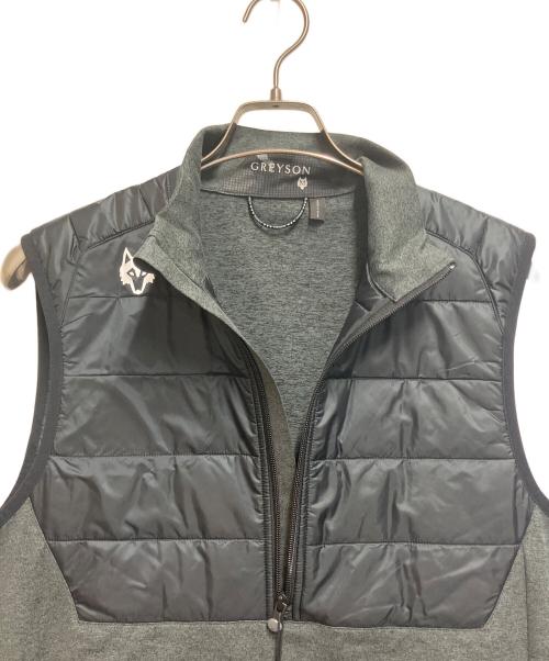 GREYSON（グレイソン）GREYSON (グレイソン) ベスト ブラック×グレー サイズ:SIZE M 未使用品の古着・服飾アイテム