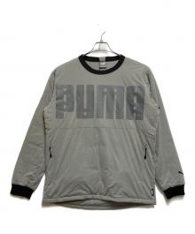 PUMA（プーマ）の古着「中綿ジャケット」｜ライトグレー