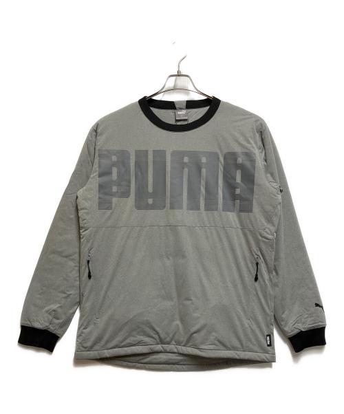 PUMA（プーマ）PUMA (プーマ) 中綿ジャケット ライトグレー サイズ:SIZE XL 未使用品の古着・服飾アイテム