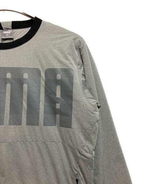 PUMA（プーマ）PUMA (プーマ) 中綿ジャケット ライトグレー サイズ:SIZE XL 未使用品の古着・服飾アイテム