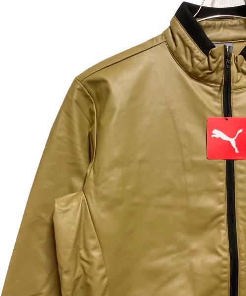 PUMA（プーマ）PUMA (プーマ) ウインドラミネートフルジップブルゾン カーキ サイズ:SIZE XL 未使用品の古着・服飾アイテム