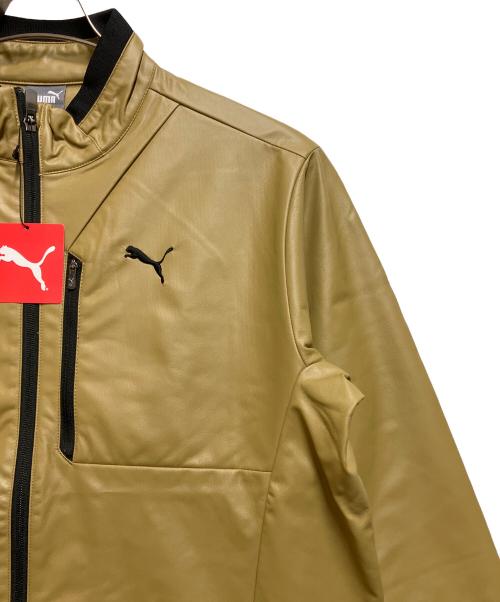 PUMA（プーマ）PUMA (プーマ) ウインドラミネートフルジップブルゾン カーキ サイズ:SIZE XL 未使用品の古着・服飾アイテム