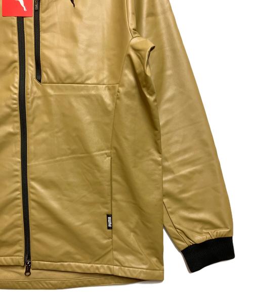 PUMA（プーマ）PUMA (プーマ) ウインドラミネートフルジップブルゾン カーキ サイズ:SIZE XL 未使用品の古着・服飾アイテム