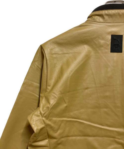 PUMA（プーマ）PUMA (プーマ) ウインドラミネートフルジップブルゾン カーキ サイズ:SIZE XL 未使用品の古着・服飾アイテム