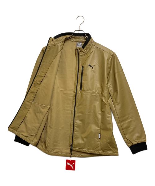 PUMA（プーマ）PUMA (プーマ) ウインドラミネートフルジップブルゾン カーキ サイズ:SIZE XL 未使用品の古着・服飾アイテム