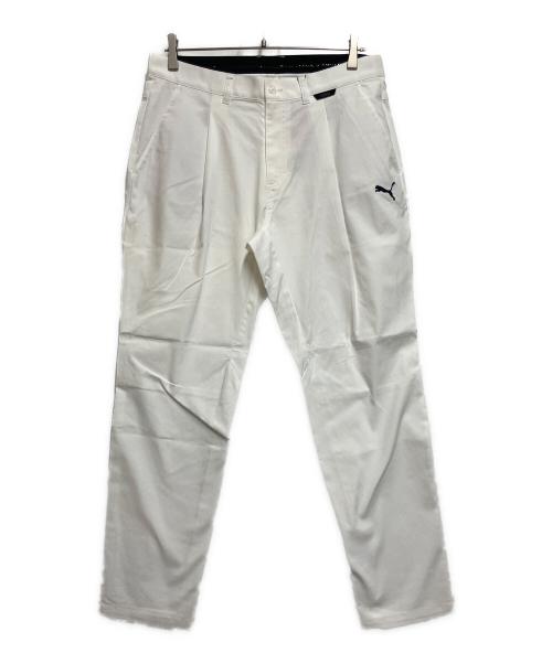 PUMA（プーマ）PUMA (プーマ) ゴルフパンツ ホワイト サイズ:ＳＩＺＥ　Ｌ 未使用品の古着・服飾アイテム