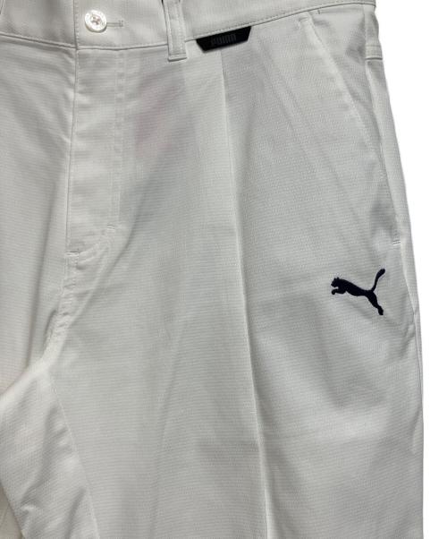 PUMA（プーマ）PUMA (プーマ) ゴルフパンツ ホワイト サイズ:ＳＩＺＥ　Ｌ 未使用品の古着・服飾アイテム