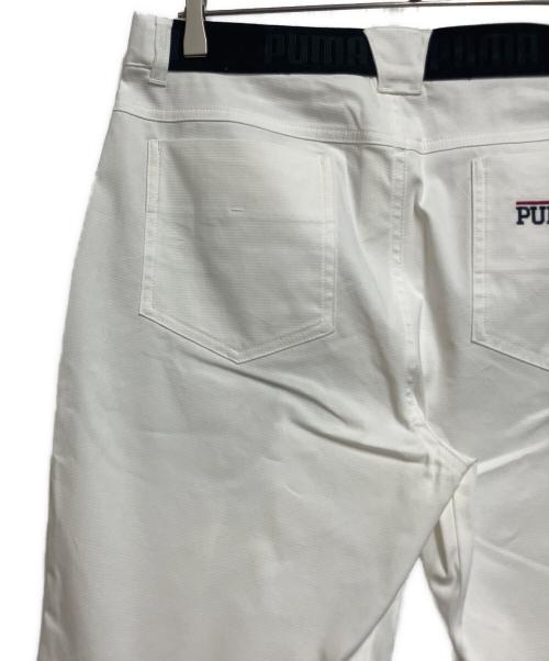 PUMA（プーマ）PUMA (プーマ) ゴルフパンツ ホワイト サイズ:ＳＩＺＥ　Ｌ 未使用品の古着・服飾アイテム