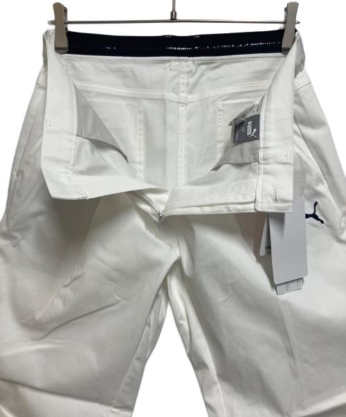 PUMA（プーマ）PUMA (プーマ) ゴルフパンツ ホワイト サイズ:ＳＩＺＥ　Ｌ 未使用品の古着・服飾アイテム