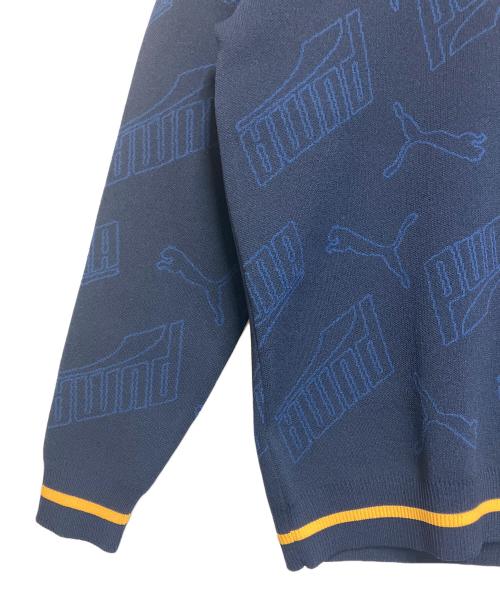 PUMA（プーマ）PUMA (プーマ) 薄手ニット ネイビー サイズ:SIZE XL 未使用品の古着・服飾アイテム