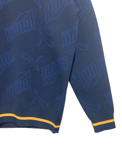 PUMA（プーマ）PUMA (プーマ) 薄手ニット ネイビー サイズ:SIZE XL 未使用品の古着・服飾アイテム