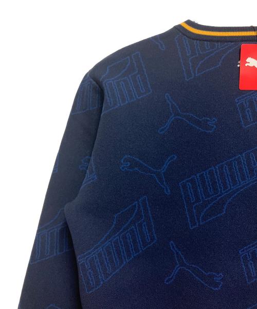 PUMA（プーマ）PUMA (プーマ) 薄手ニット ネイビー サイズ:SIZE XL 未使用品の古着・服飾アイテム