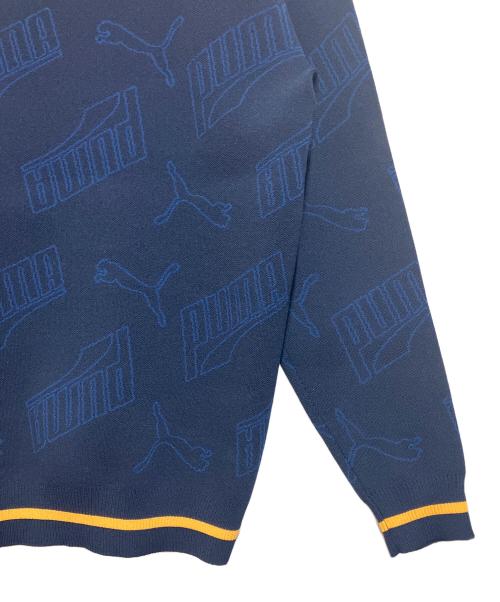 PUMA（プーマ）PUMA (プーマ) 薄手ニット ネイビー サイズ:SIZE XL 未使用品の古着・服飾アイテム