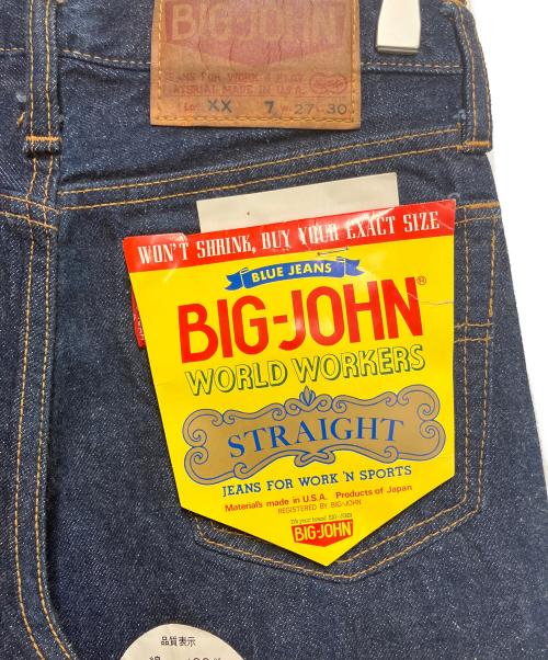 BIG JOHN（ビッグジョン）BIG JOHN (ビッグジョン) デニムパンツ ネイビー サイズ:SIZE 68.5cm (W27)の古着・服飾アイテム
