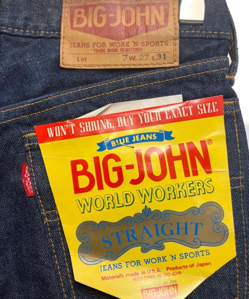 BIG JOHN（ビッグジョン）BIG JOHN (ビッグジョン) デニムパンツ インディゴ サイズ:SIZE 68.5cm (W27)の古着・服飾アイテム
