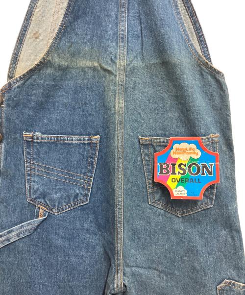 BISON（バイソン）BISON (バイソン) オーバーオール インディゴ サイズ:SIZE Mの古着・服飾アイテム