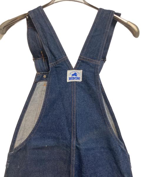 BISON（バイソン）BISON (バイソン) オーバーオール インディゴ サイズ:SIZE Mの古着・服飾アイテム