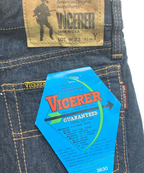 VICERER（バイスラー）VICERER (バイスラー) デニムパンツ インディゴ サイズ:SIZE 81cm (W32)の古着・服飾アイテム