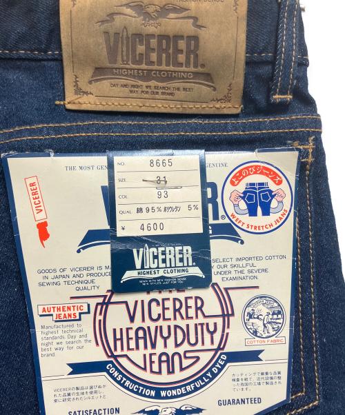 VICERER（バイスラー）VICERER (バイスラー) デニムパンツ インディゴ サイズ:SIZE 78.5cm (W31)の古着・服飾アイテム