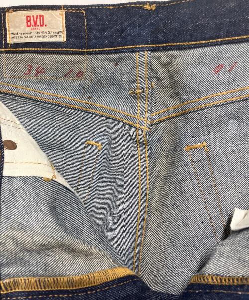B.V.D（ビーブイディー）B.V.D (ビーブイディー) デニムパンツ インディゴ サイズ:SIZE 86cm (W34)の古着・服飾アイテム