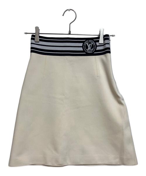 LOUIS VUITTON（ルイ ヴィトン）LOUIS VUITTON (ルイ ヴィトン) ペンシルスカート アイボリー サイズ:SIZE Mの古着・服飾アイテム