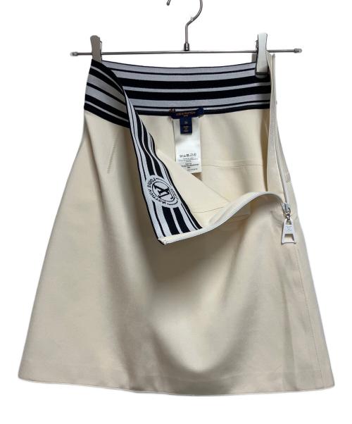 LOUIS VUITTON（ルイ ヴィトン）LOUIS VUITTON (ルイ ヴィトン) ペンシルスカート アイボリー サイズ:SIZE Mの古着・服飾アイテム