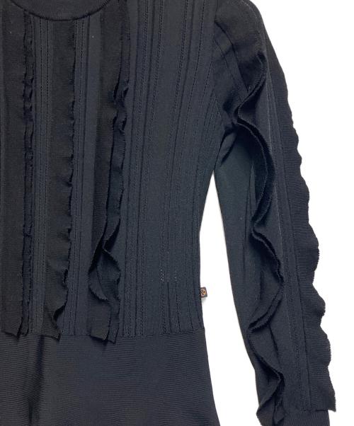 LOUIS VUITTON（ルイ ヴィトン）LOUIS VUITTON (ルイ ヴィトン) ニットワンピース ブラック サイズ:SIZE XSの古着・服飾アイテム
