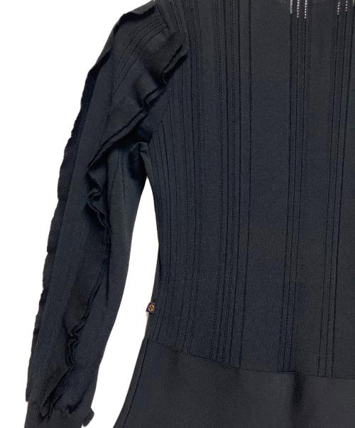 LOUIS VUITTON（ルイ ヴィトン）LOUIS VUITTON (ルイ ヴィトン) ニットワンピース ブラック サイズ:SIZE XSの古着・服飾アイテム