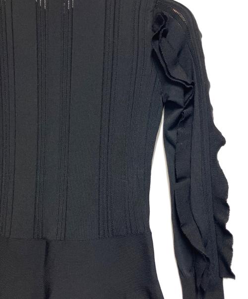 LOUIS VUITTON（ルイ ヴィトン）LOUIS VUITTON (ルイ ヴィトン) ニットワンピース ブラック サイズ:SIZE XSの古着・服飾アイテム