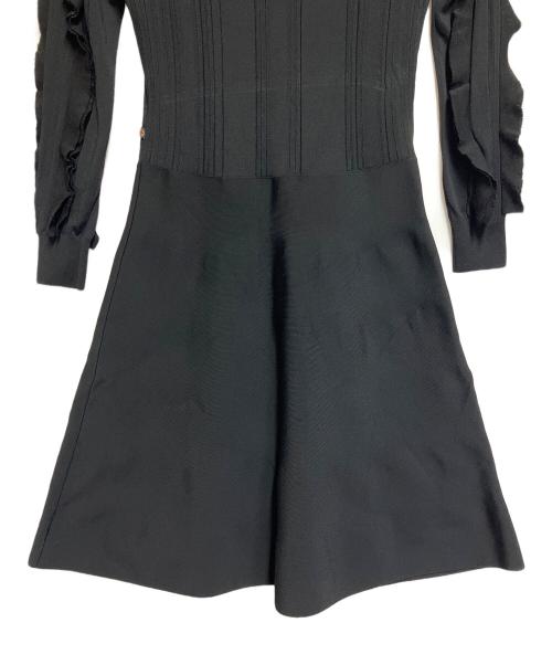 LOUIS VUITTON（ルイ ヴィトン）LOUIS VUITTON (ルイ ヴィトン) ニットワンピース ブラック サイズ:SIZE XSの古着・服飾アイテム