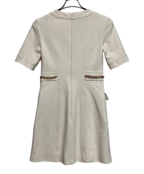 GUCCI（グッチ）GUCCI (グッチ) ショートスリーブワンピース アイボリー サイズ:SIZE XSの古着・服飾アイテム