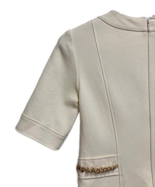 GUCCI（グッチ）GUCCI (グッチ) ショートスリーブワンピース アイボリー サイズ:SIZE XSの古着・服飾アイテム