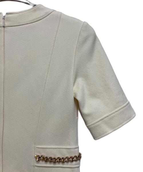 GUCCI（グッチ）GUCCI (グッチ) ショートスリーブワンピース アイボリー サイズ:SIZE XSの古着・服飾アイテム